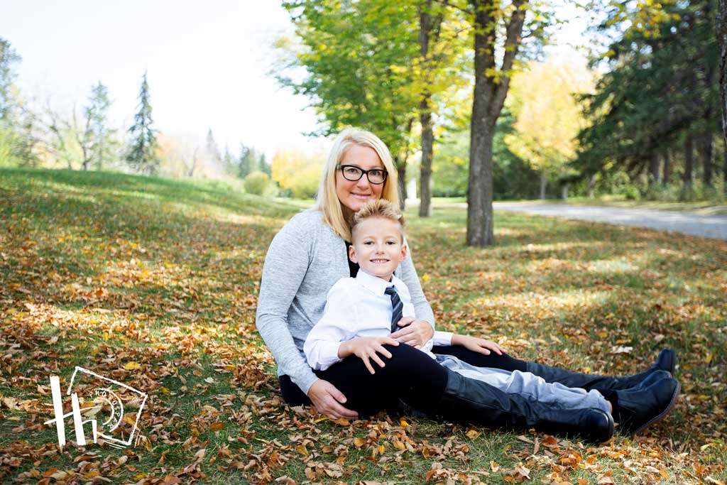 HHPS Baker Park Mom & Son Family photo